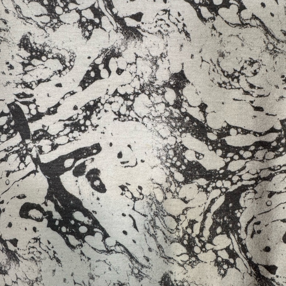 Y2K Grunge Marble Print Long Sleeve Top - Picture 4 of 4